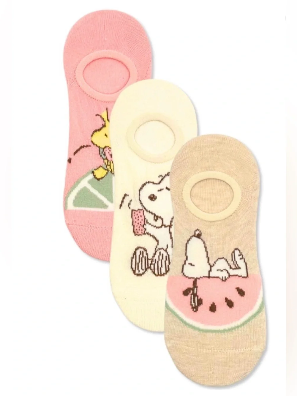 🌶️$5🌶️ NEW PEANUTS Scoop Liner Socks 3-Pack Shoe Size 4-10 Women's